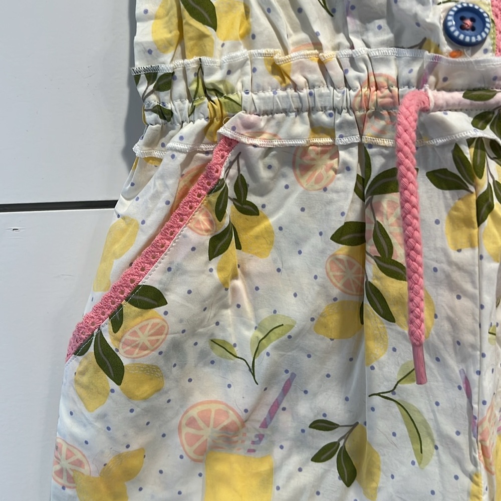 Let’s Make lemonade Matilda Jane Floral Yellow Kids Romper NWT - Picture 3 of 6